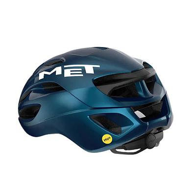 [Open Box] MET Rivale MIPS Road Cycling Helmet (Teal Blue Metallic/Glossy)