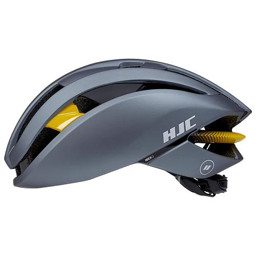HJC Ibex 3 Road Cycling Helmet (Matte Glossy Grey Yellow)