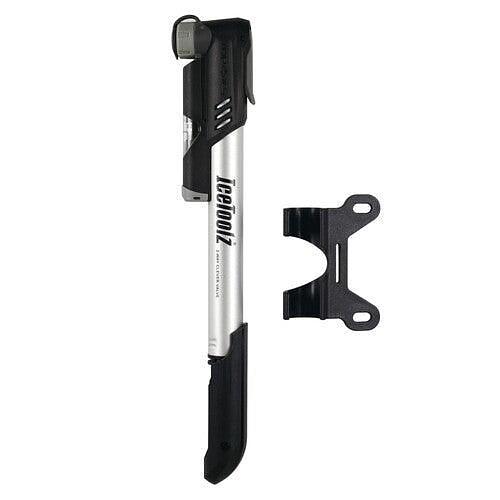IceToolz VeloAgile High Pressure Mini Hand Pump (Silver/Grey)