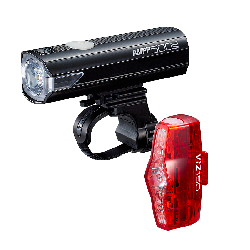 Cateye AMPP 500S and ViZ 150 Combo Light (Black)