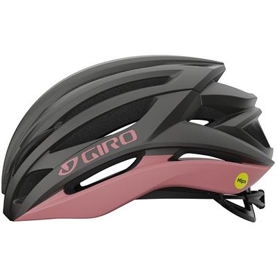Giro Syntax MIPS Road Cycling Helmet (Matte Metallic Coal/Dusty Rose)