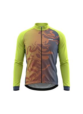 Heini Nizza 574 Thermal Men's Cycling Jersey (Print)