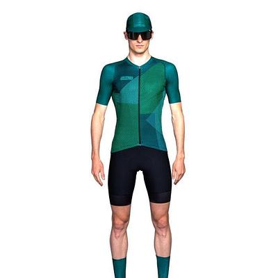 Bioracer Spitfire Blitzz Mens Cycling Jersey (Green)