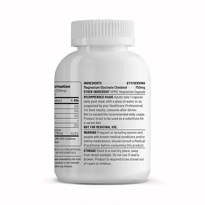 Unived Magnesium Glycinate Chelate Pure Capsules