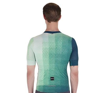 Santini Paws Form Men's Cycling Jersey (Green)