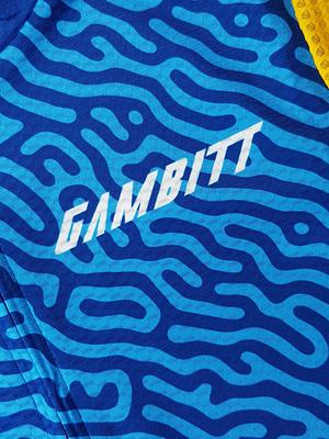Gambitt Raptor 7 Mens Cycling Jersey (Fluo Yellow Trail)