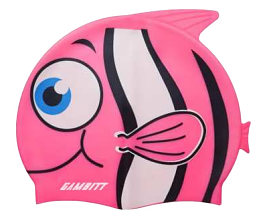 Gambitt Tots Swimming Cap (Pink Fish)