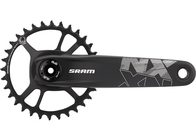 SRAM NX Eagle FC-NX-1-C1  Dub Crankset (Black)